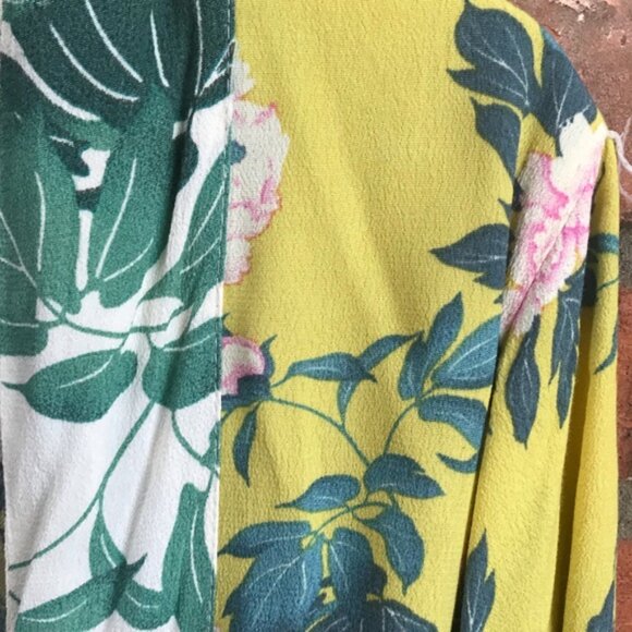 Anthropologie ELMA Floral Kimono Open Boho Lightweight Cardigan Top Jacket Beach - Picture 9 of 14